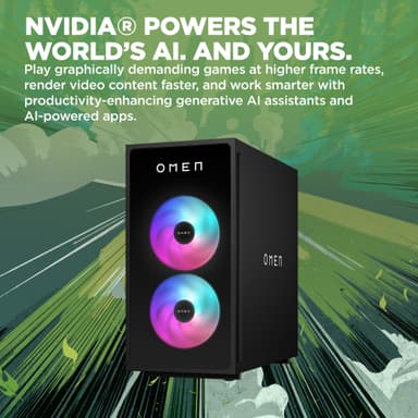 HP OMEN 35L GT16-0850no R7-8700F/16/1TB/5070 stationä dator för gaming