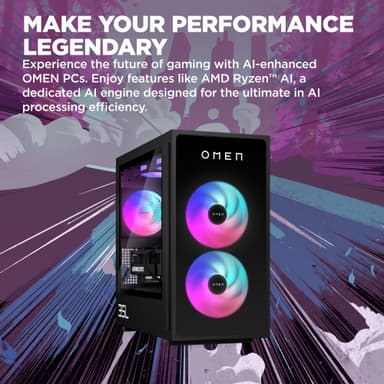 HP OMEN 35L GT16-0850no R7-8700F/16/1TB/5070 stationä dator för gaming