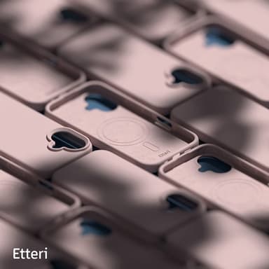 Etteri Silikonskal med MagSafe till iPhone 16 Plus - Ljusrosa