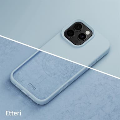 Etteri Silikonskal med MagSafe till iPhone 16 Pro - Ljusblå