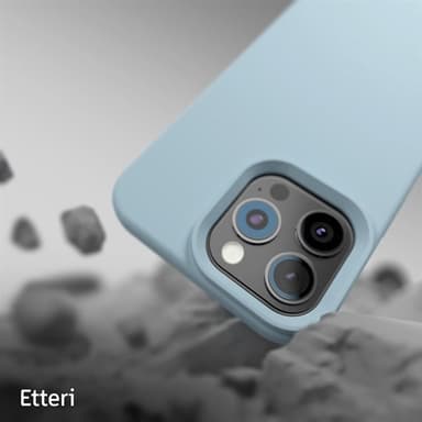 Etteri Silikonskal med MagSafe till iPhone 16 Pro - Ljusblå