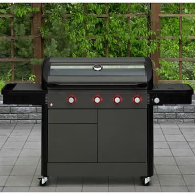 Mustang Sapphire 4+1 gasolgrill med 4 brännare och sidobrännare