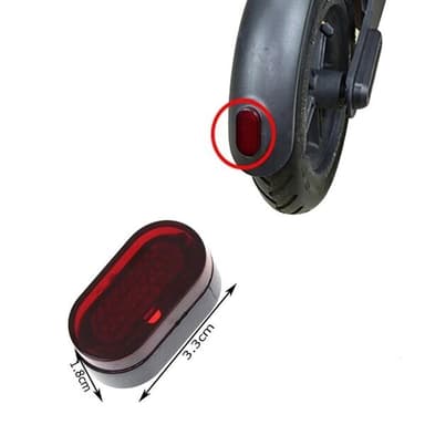 Baklyse till M365 Pro/1S El-scooter