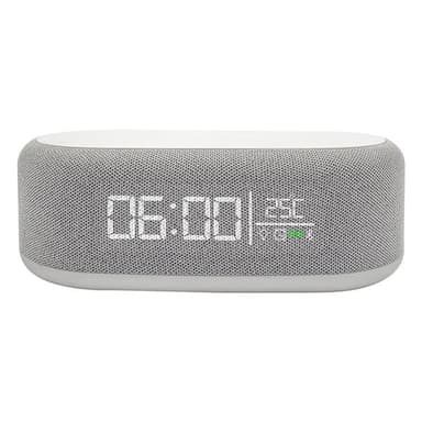 United Väckarklocka med trådlös laddning och Bluetooth-högtalare