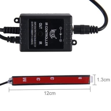 4-i-1 LED-belysning till Bilgolv (RGB Neon) - Ljud- & fjärrkontroll