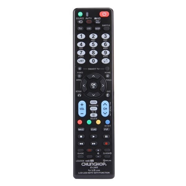 Universal fjärrkontroll för LG TV – kompatibel med LED, LCD, HDTV och 3DTV