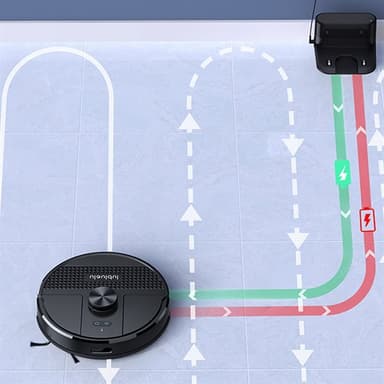 Lubluelu SL68 robotdammsugare med 4500 Pa sugkraft och LiDAR-navigering