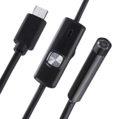 Inspektionskamera till mobiltelefon – 5 meter med LED-belysning och USB-anslutning
