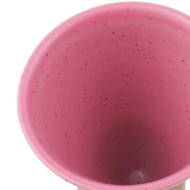 Konformad mugg med ställ - Rosa