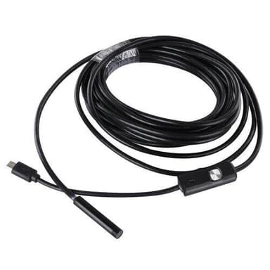 Inspektionskamera till mobiltelefon – 5 meter med LED-belysning och USB-anslutning
