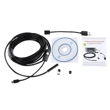 Inspektionskamera till mobiltelefon – 5 meter med LED-belysning och USB-anslutning