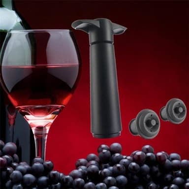 Vinkork med vakuumpump – förlänger vinets hållbarhet efter öppning