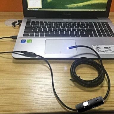 Inspektionskamera till mobiltelefon – 5 meter med LED-belysning och USB-anslutning