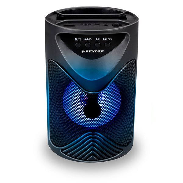 Dunlop Bluetooth-högtalare med FM-radio och mobilställ
