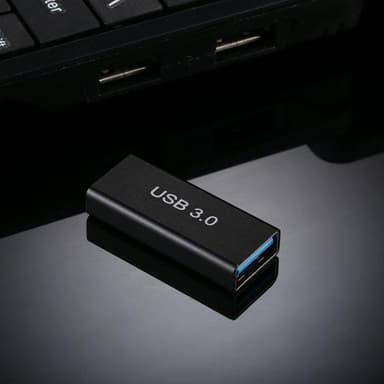 USB 3.0 konverterare hona–hona med guldförgyllda kontakter