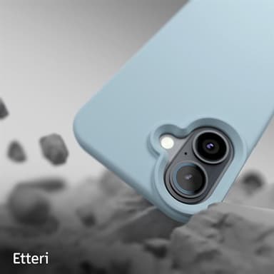 Etteri Silikonskal med MagSafe till iPhone 16 Plus - Ljusblå