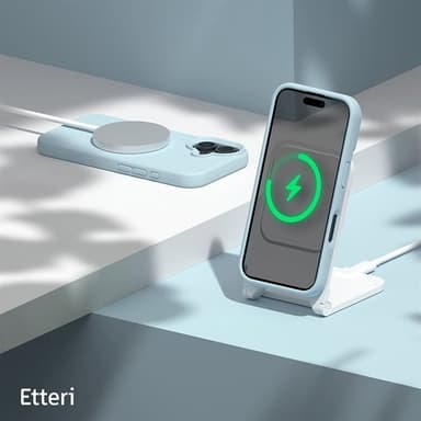 Etteri Silikonskal med MagSafe till iPhone 16 Plus - Ljusblå