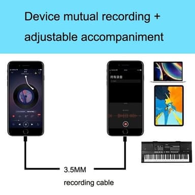 Inspelningskabel 3,5mm för Smartphone