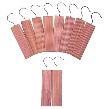 Klädhängare med cedarträ 10-pack