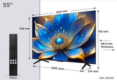 TCL 55" QLED780K 4K QLED TV (2025)