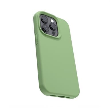 Etteri silikonskal till iPhone 16 Plus med hål för handledsrem - Ljusgrön