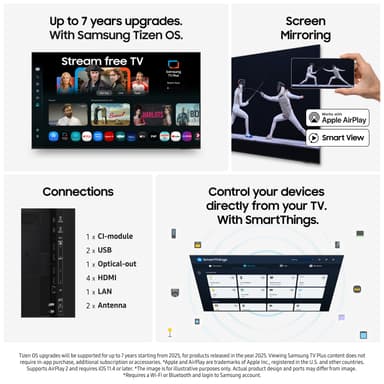 Samsung 85" QN70F 4K MiniLED Smart TV (2025)