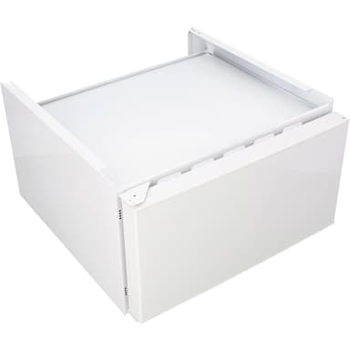 Cupboard 350mm high, White, flattish door