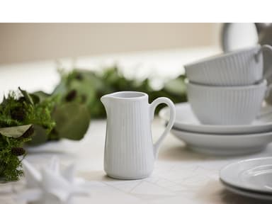 Pillivuyt Plissé Jug 35 cl White