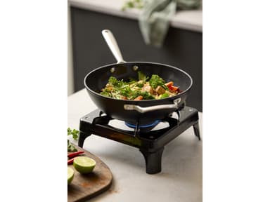 Pillivuyt Gourmet Wok keramisk non-stick Svart