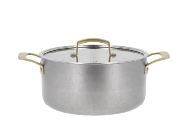 Pillivuyt Gourmet Gryta med glaslock Stål