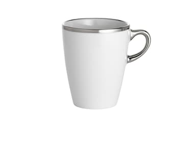 Pillivuyt Bistro Mug Dia 8 cm 27 cl White/Platinum