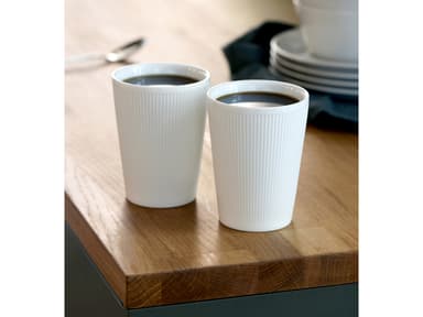 Pillivuyt Eventail Thermo mug 25 cl 2 pcs White
