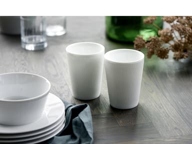 Pillivuyt Eventail Thermo mug 25 cl 2 pcs White