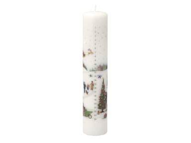 Bastian Vinter Pillar candle Dia 5 x 25 cm White