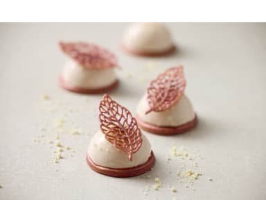 Blomsterbergs Leaf Tuile mould Latte