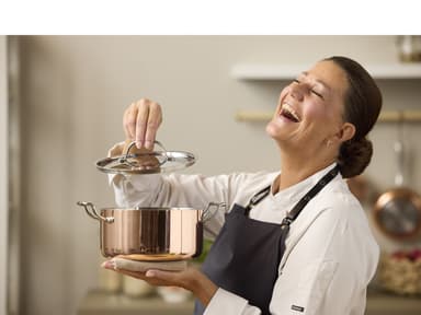 Blomsterbergs Pot with lid 3 liter Copper