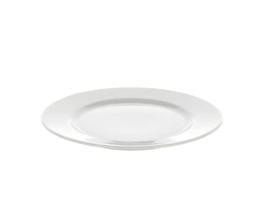 Pillivuyt Eventail Flat plate with rim Dia 22 cm White