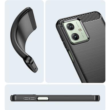 Skyddande Moto G54 Telefonskal - Svart