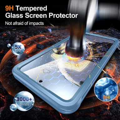 Samsung Galaxy S25 skyddsfodral - stöttåligt, dammtätt, falltåligt