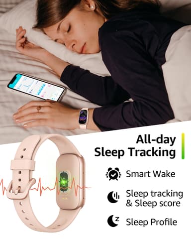 Smartklocka med EKG, Pulsmätare, Blodtrycksmätare, Sömnmonitor, Stegrä