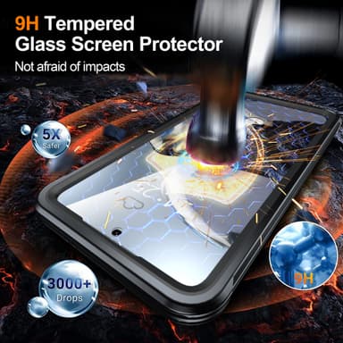 Samsung S25 PLUS Skyddsfodral: Stötsäker, Dammtät, Fallskyddande