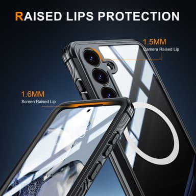 Samsung S25 PLUS Skyddsfodral: Stötsäker, Dammtät, Fallskyddande