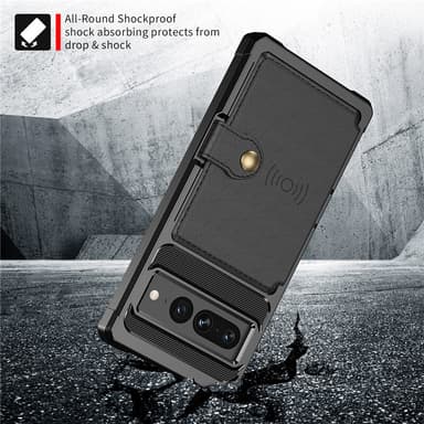 Google Pixel 8 Plånboksfodral med Kortfack & Stativ