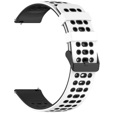 Silikonklockarmband 22mm - För Huawei Watch GT5, Keep Watch Pilot1 Vit
