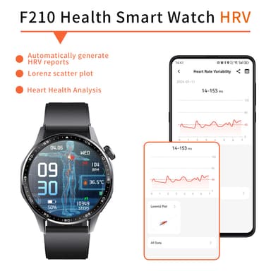 Smartklocka med EKG, pulsmätare, blodtrycksmätare och stegräknare Svar