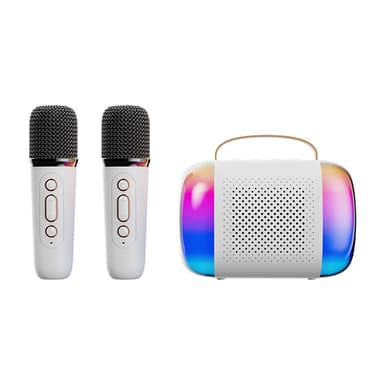 Y5-Dubbel mikrofon Hem KTV Bluetooth Karaoke Högtalare