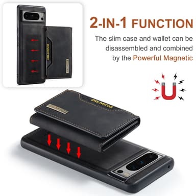 M2 magnetiskt plånboksfodral för Google Google Pixel 7