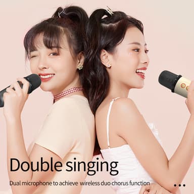 Y2-Single Mic Allt-i-ett Karaoke Bluetooth-högtalare Vit