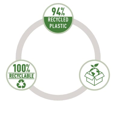 Leitz NeXXt Recycle Häftapparat, CO2 neutral