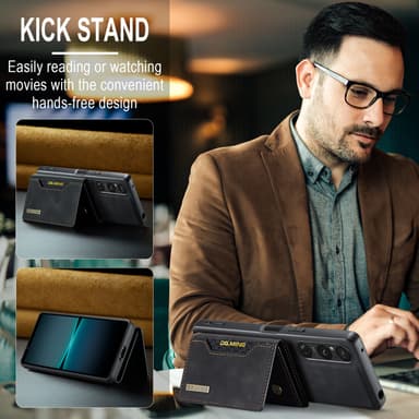 M2 magnetiskt plånboksfodral för Sony Sony Xperia 10 VI 2024